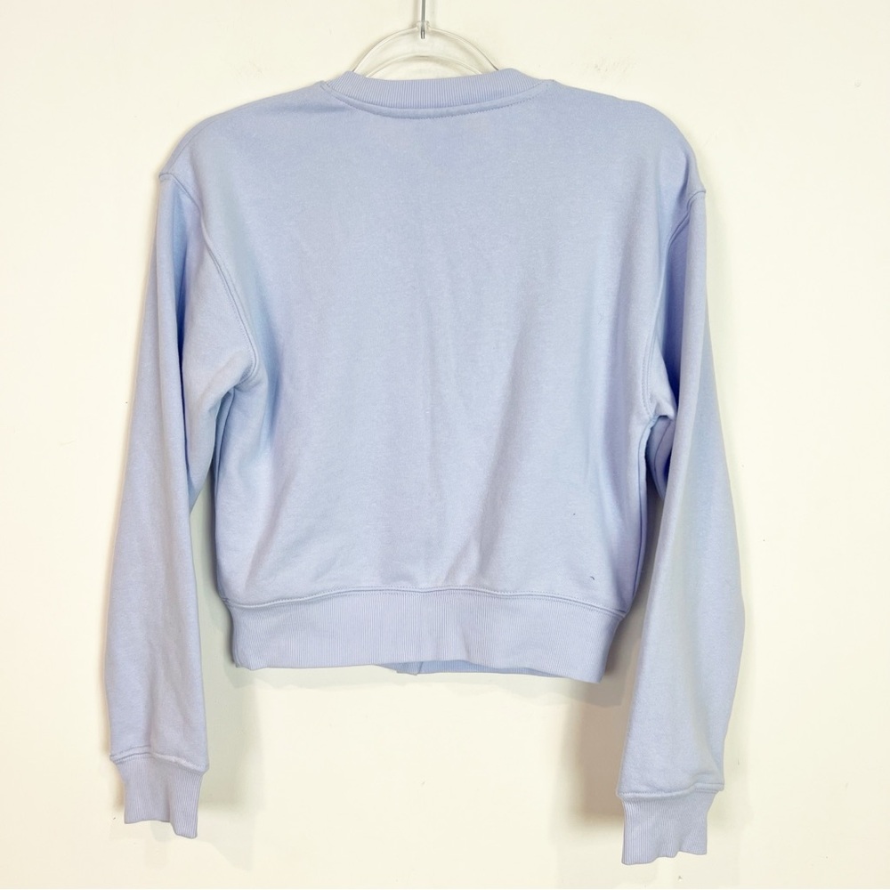 Universal Thread Light Blue Button Front Sweatshi… - image 4